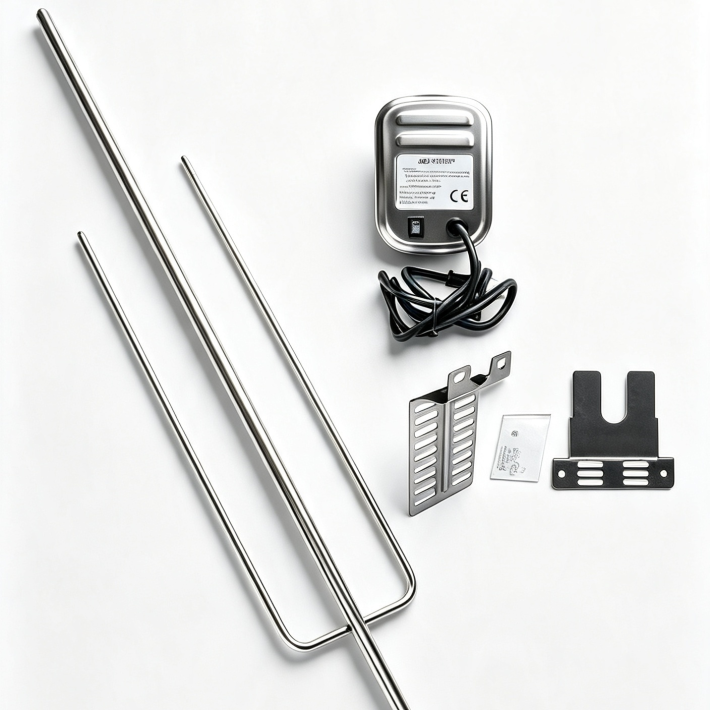 Motor 15 kg + tridente largo 110 CM +soportes