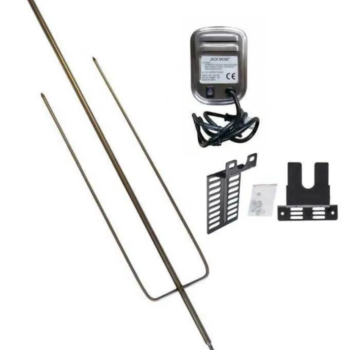 Motor 15 kg + tridente largo 110 CM +soportes