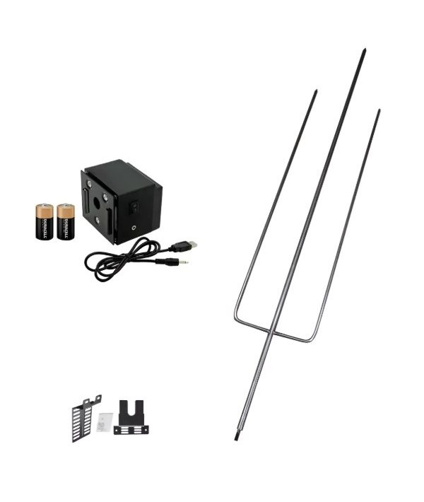 Spiedo 15 kg doble funcionalidad 220 volts - Baterías Largo 110 cm