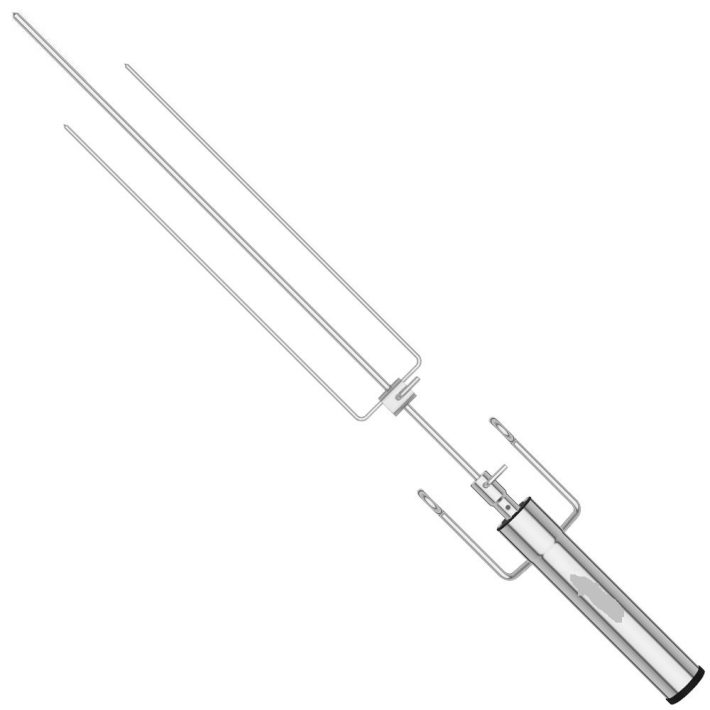 Spiedo Giratorio 7 kg Funciona a Pilas