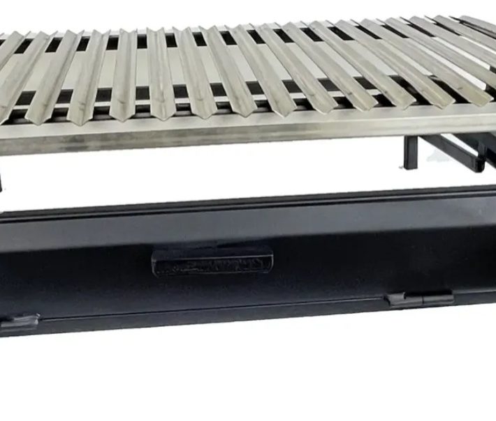 Parrilla inoxidable para quinchos 90 cm x 55 cm